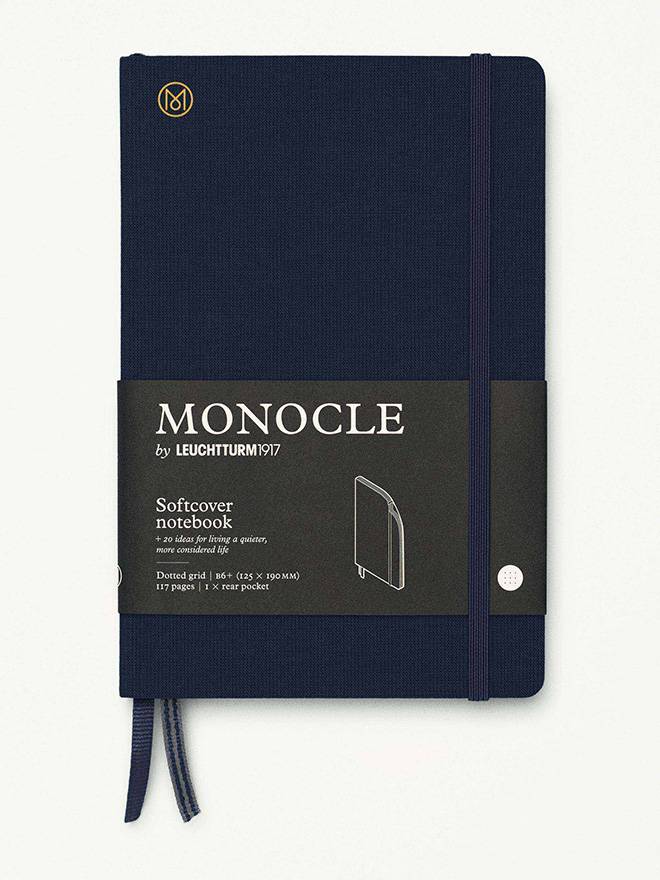 Medium B6 softcover linen notebook 